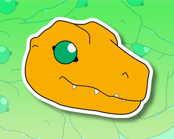 Matte Sticker Digivice Digimon Adventure Sticker Kawaii Digimon Rookies Stickers