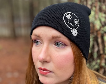 Nuevo gorro de cosplay Mameo Mamemon Beanie versión S de Digimon Digital Monster. Diseño más pequeño de 2 pulgadas.