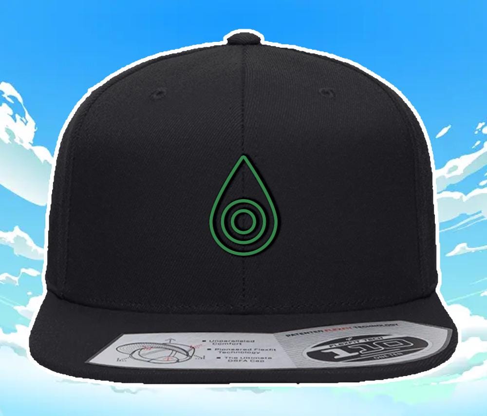 Digimon Adventure Crest of Serenity Embroidered Baseball Cap, Solid ...