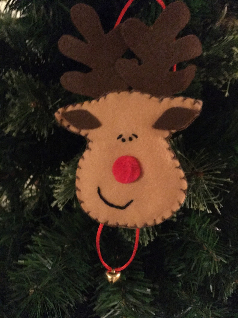 Felt raindeer ornament