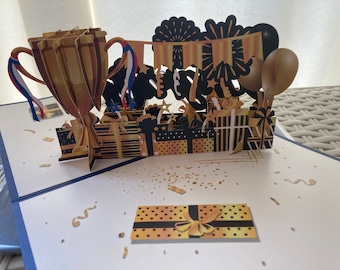 Carte de félicitations 3D contextuelle