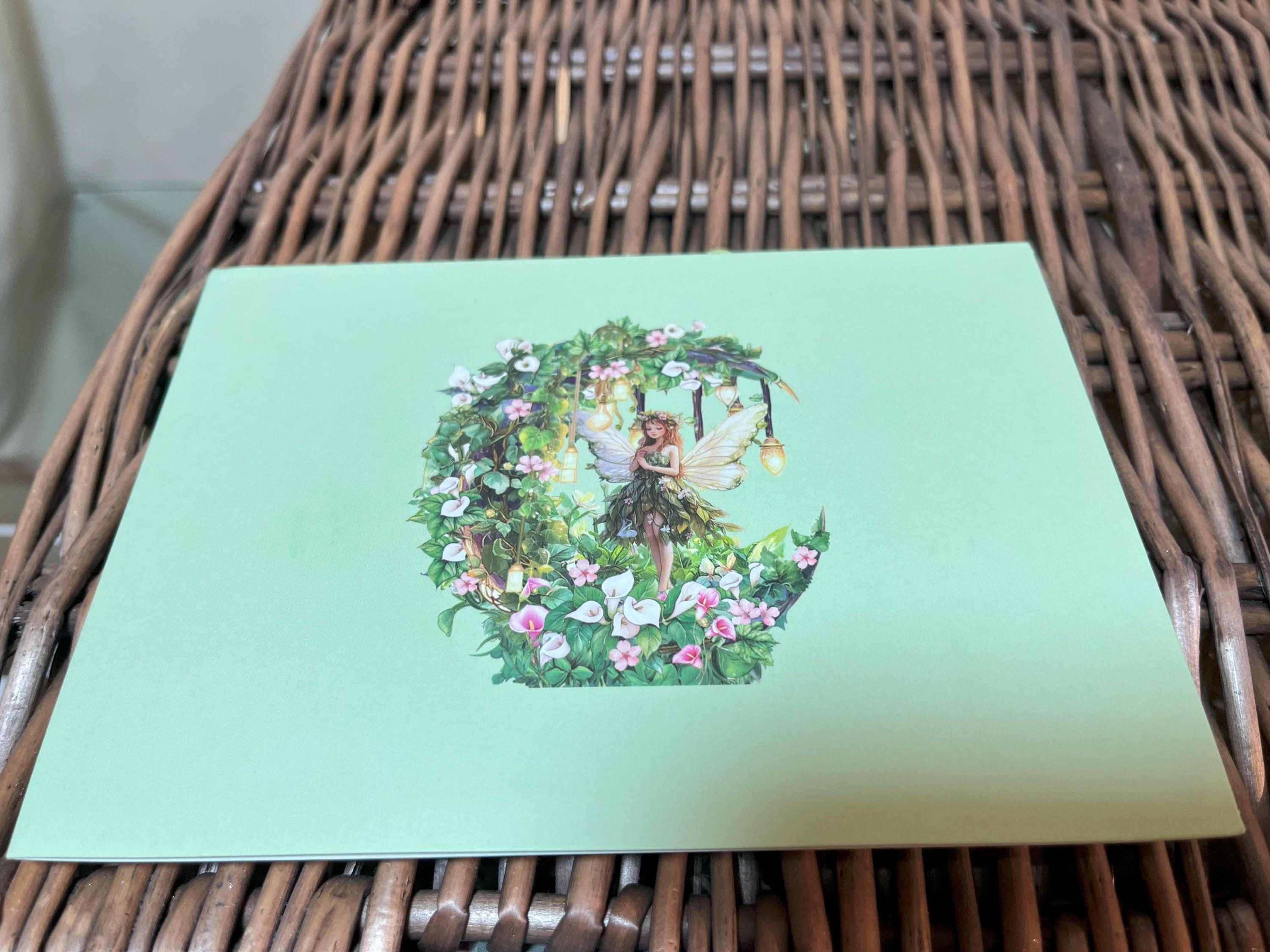 Pop up 3D Beautiful Green Fairy Card - Etsy UK