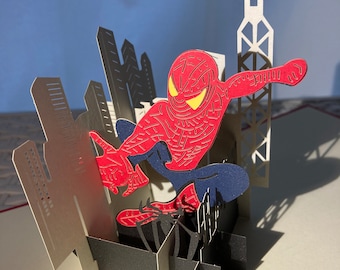 Pop up 3D Spiderman unofficial card
