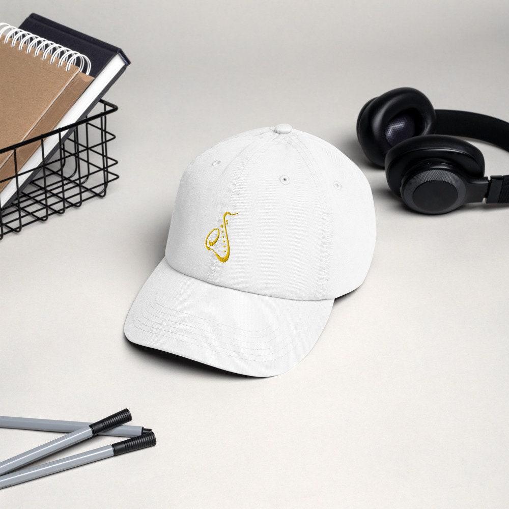 Jazz Hat With Original Champion Logo Sax Themed Baseball Cap Etsy