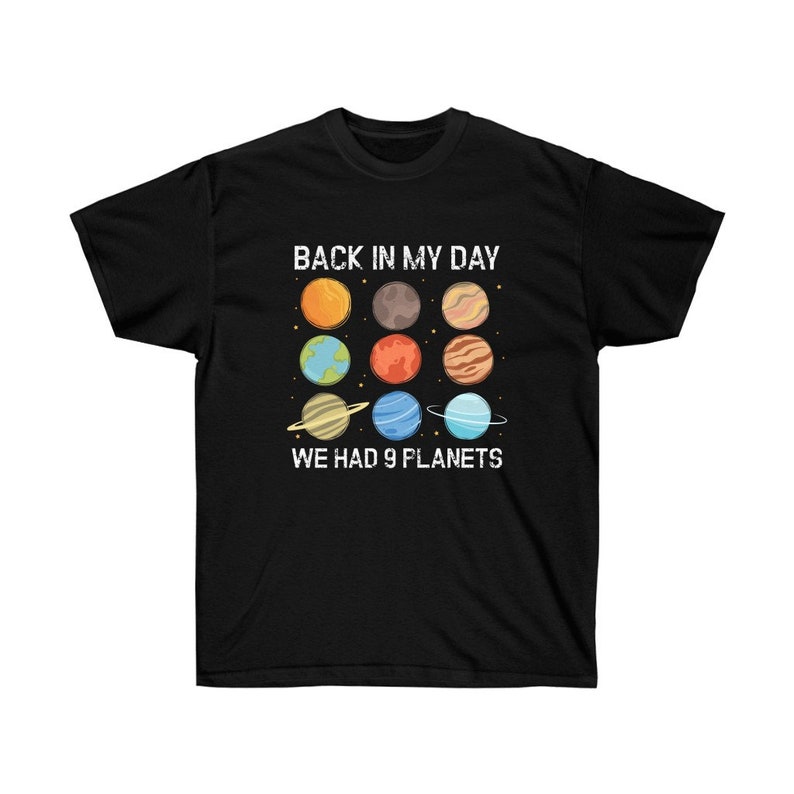 9 Planets T-Shirt Rocket Shirt Astronaut Shirt Astronaut | Etsy