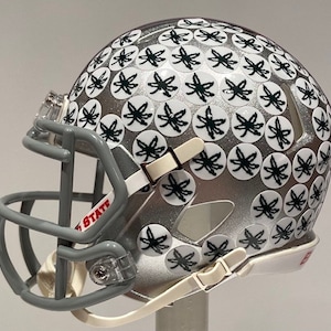 Justin Fields 2020 Ohio State Buckeyes Custom Riddell Mini Helmet
