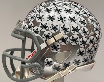 Casco Riddell Mini personalizado de los Ohio State Buckeyes 2020 de Justin Fields