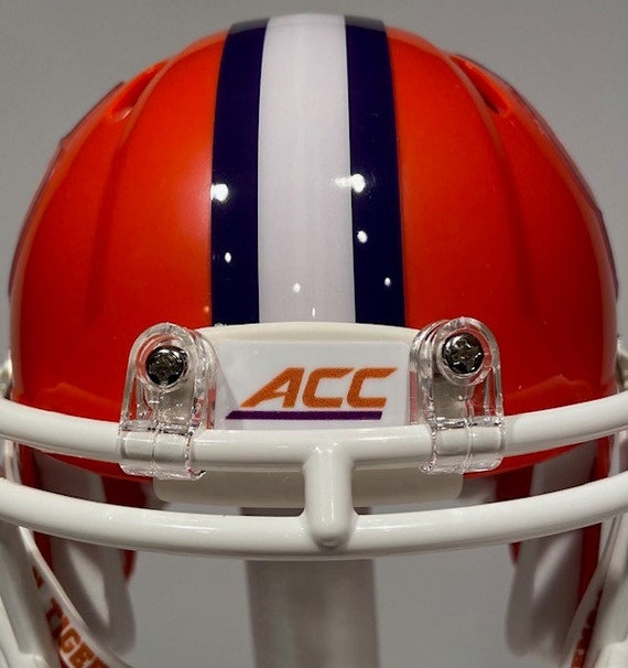 clemson football helmets 2020 Clemson Tigers - Trevor Lawrence - 2020 Custom Mini Riddell Football Helmet
