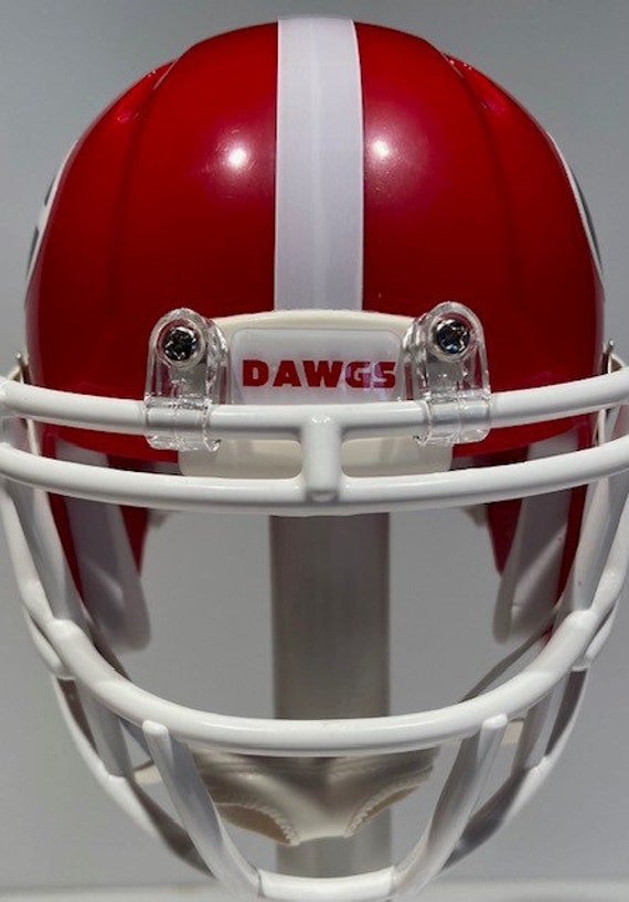 dawgs football helmet Georgia Bulldogs 2023 National Championship Custom MINI Riddell Football  Helmet - Pick Your Player Number