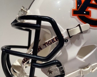auburn football helmet 2021 Auburn Tigers 2021 CHROME Riddell MINI Football Helmet