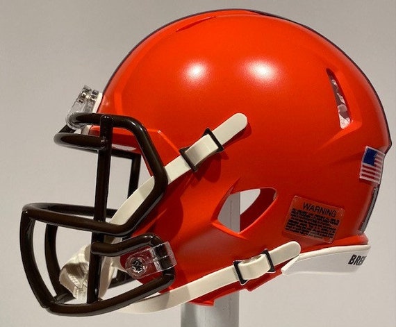 Riddell NFL Cleveland Browns Authentic Speed - Casco de fútbol americano