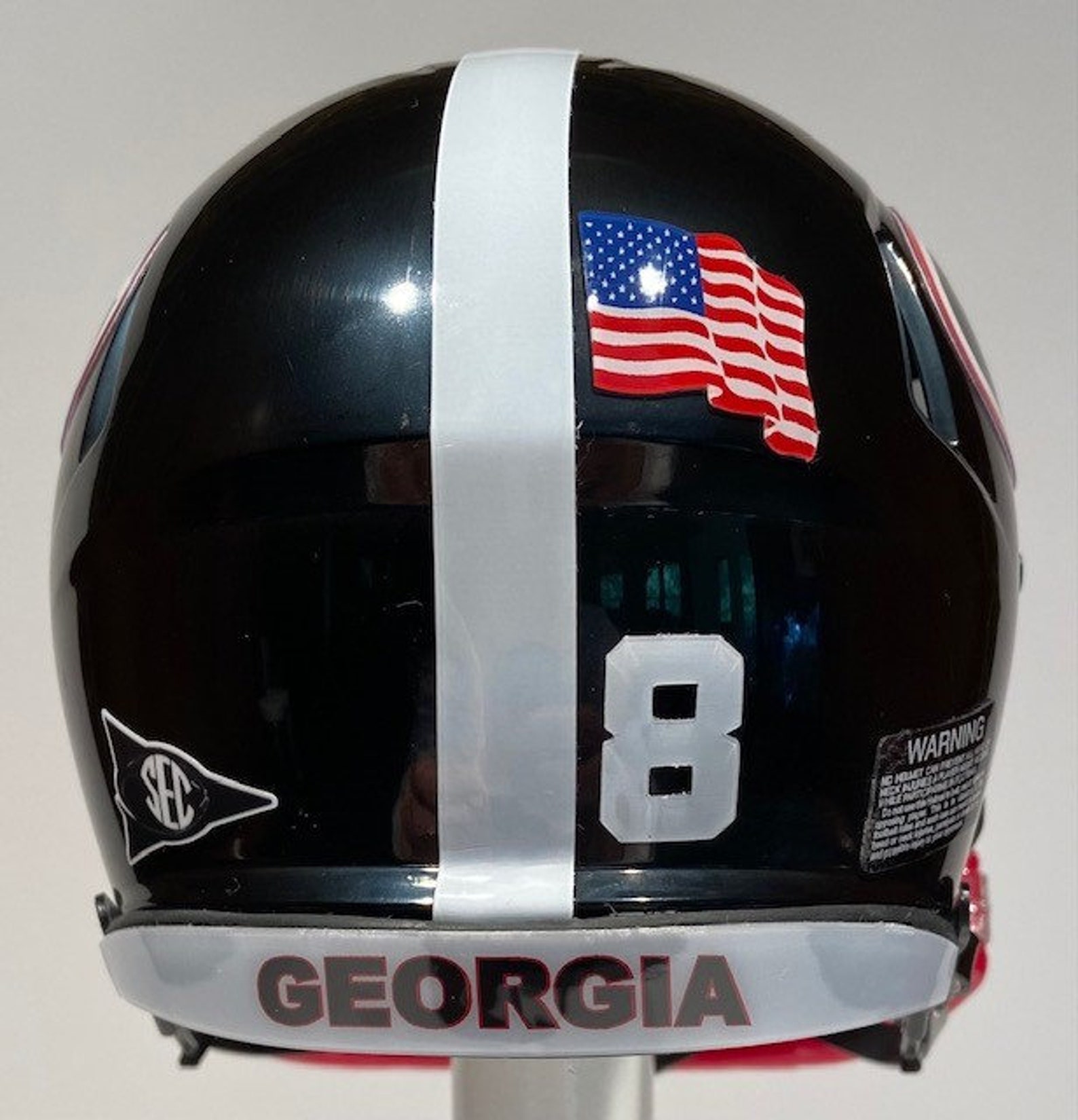 Bulldogs Custom BLACK Riddell Mini Football Helmet Etsy