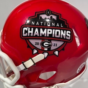 Georgia Bulldogs 2022 National Championship Commemorative MINI Football Helmet