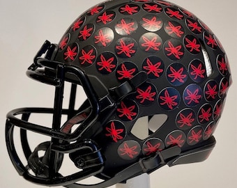 Casco de fútbol americano Riddell Eclipse Mini personalizado de Ohio State Buckeyes - TODO MATE