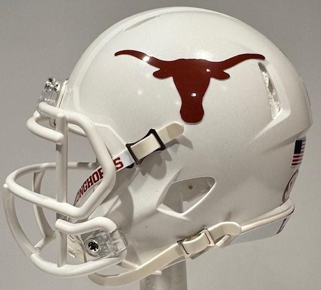 Texas Longhorns 2024 Custom Arch Manning Riddell Mini