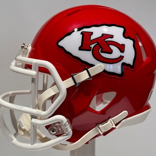 Riddell – Mini Casque Speed Kansas City Chiefs 1963, 13 Cm, Collection Throwback