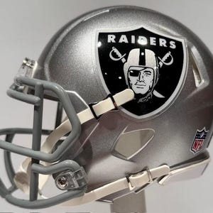 Las Vegas Raiders Brock Bowers Mini Riddell Football Helmet - Visor & Bumper Option - Any Player