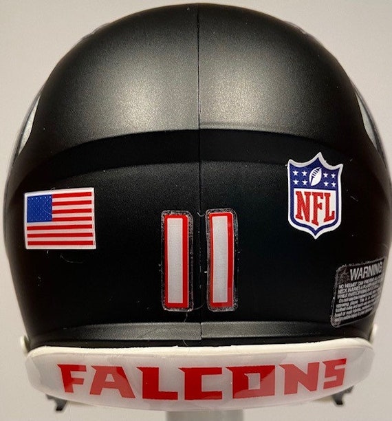 atlanta falcons chrome riddell speed mini football helmet Custom Atlanta Falcons 2019 Mini Riddell Helmet: Any Player Number