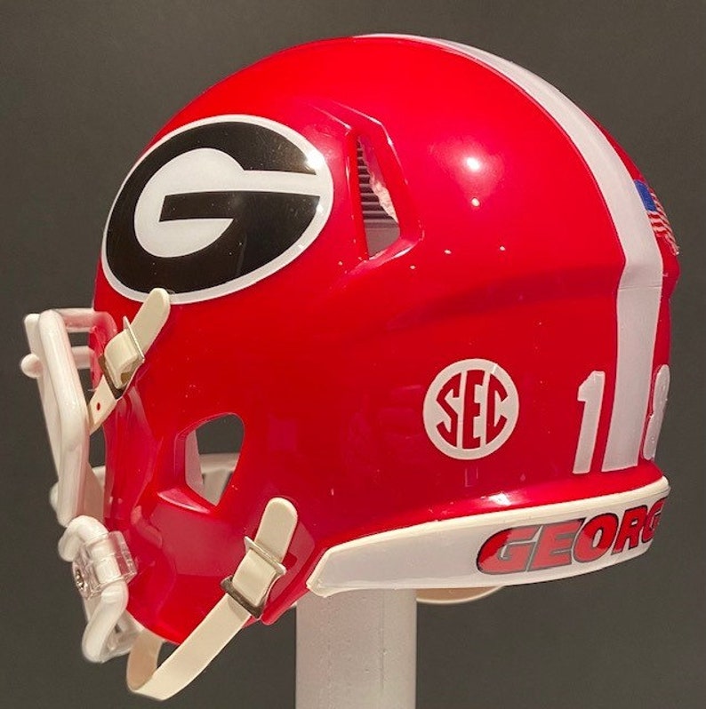 Bulldogs Custom Riddell Mini Football Helmet Any Etsy