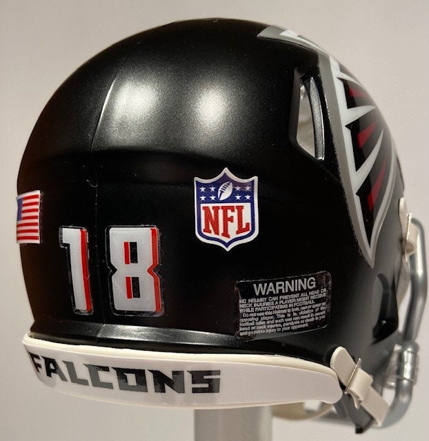 Atlanta Falcons Custom Mini Riddell Football Helmet Calvin Etsy UK