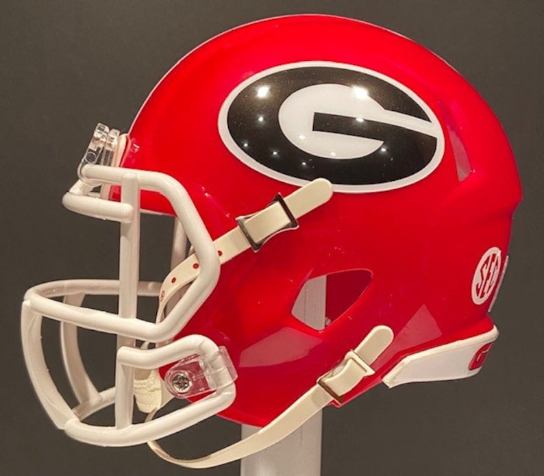 Bulldogs Custom Riddell Mini Football Helmet Any Etsy