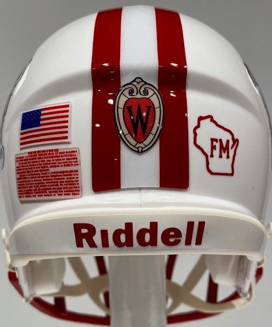 Wisconsin Badgers 2020 Custom Mini Riddell Football Helmet - Etsy Canada