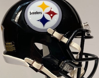Kask futbolowy Pittsburgh Steelers 2022/3 Custom Mini Riddell – Kenny Pickett lub dowolny inny numer