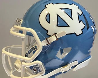 North Carolina Tar Heels Riddell Mini Football Helmet - Authentic Paint Finish