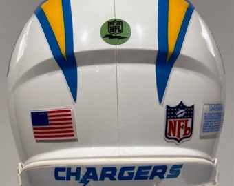 Los Angeles Chargers Justin Herbert Custom Mini Riddell Football