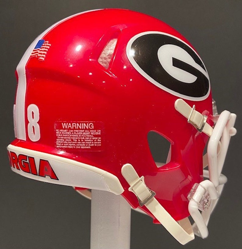 Bulldogs Custom Riddell Mini Football Helmet Any Etsy