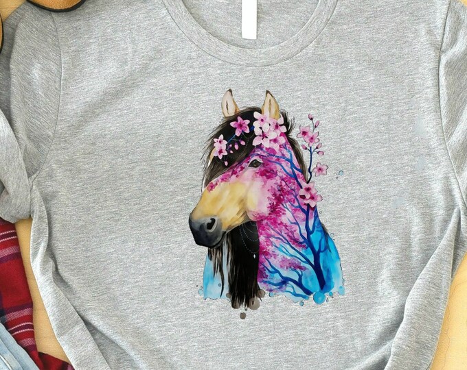 Horse Shirt Horse Lover Shirt Girls Horse Shirt Gift for Etsy