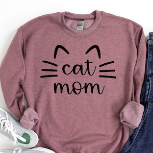 Cat Mom Sweatshirt, Cat Mama Sweatshirt, Cat Mom Gift, Cat Mom Sweatshirt, Cat Mom Sweatshirt, Cat Mom Tee, Cat Mom Sweatshirt for Women