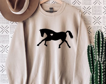 Horse Sweatshirt, Horse Lover Sweatshirt,  Farmer Horse Sweatshirt, Gift For Horse Owner, Farmer Sweatshirt, Funny Horse Shirt, Gift For Her
