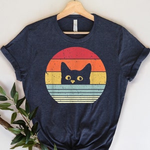 Retro Cat Shirt, Cat Shirt, Black Cat Shirt, Cat Lovers Tee, Funny Cat Saying, Cute Cate Tee, Ladies Tee, Cat Lady Shirt, Kitty cat Shirt
