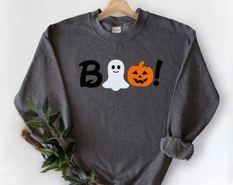 Halloween Vintage Sweatshirt, Halloween Boo Sweatshirt, Funny Halloween Sweatshirt, Halloween Matching Sweatshirt, Halloween Sweatshirt