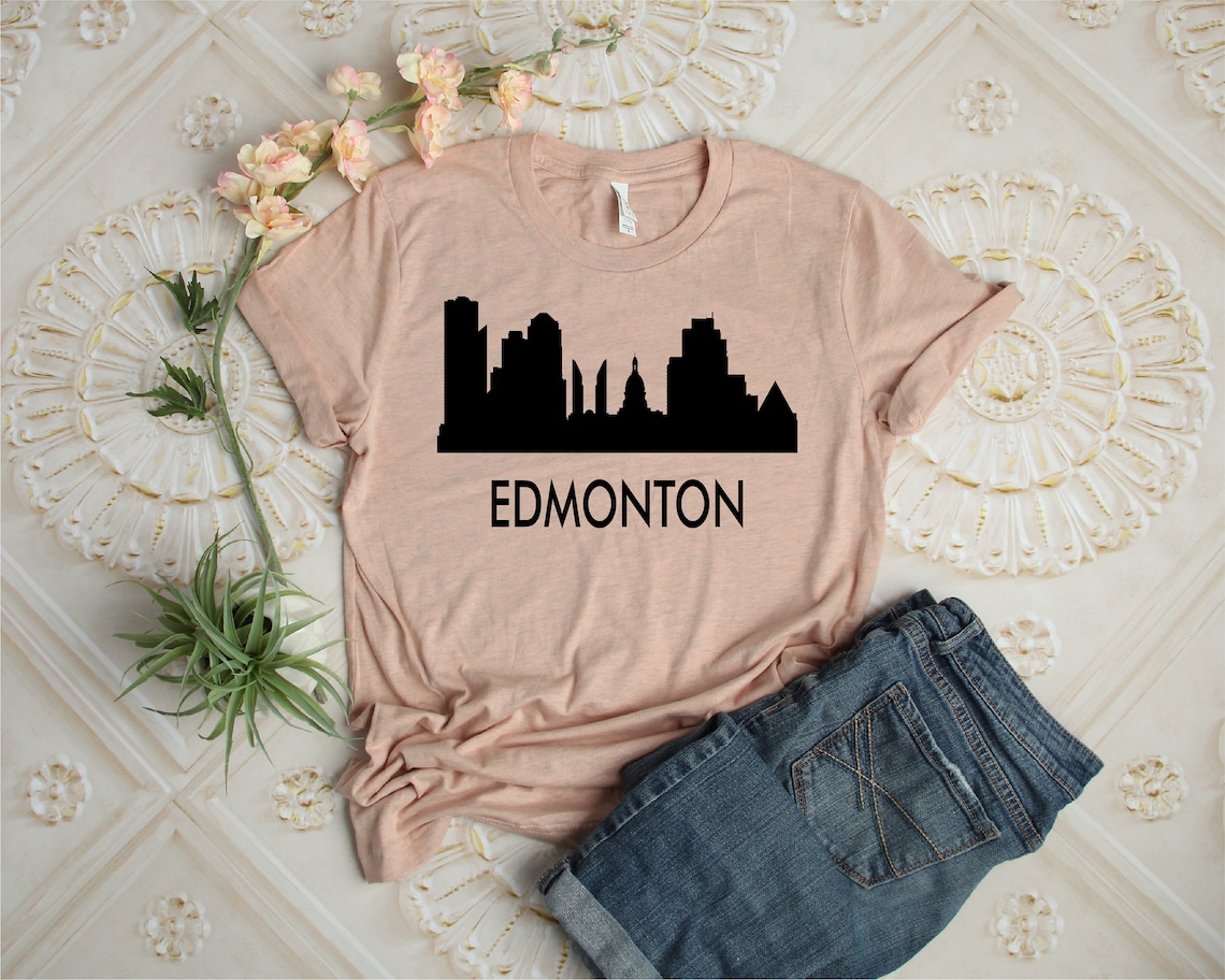 Edmonton Shirt Edmonton Tshirt City Shirt Edmonton Gift Etsy