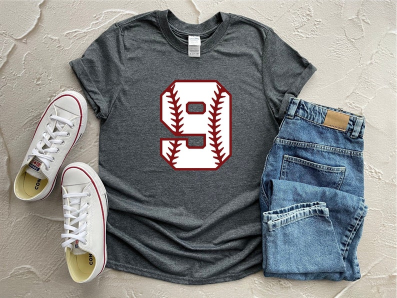 Baseball Numbers Shirt Baseball Custom Birthday Shirt Etsy