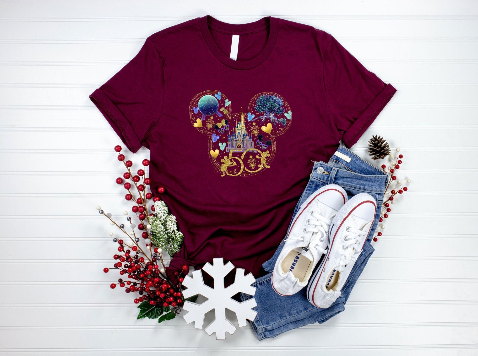 Discover Disney 50th Anniversary Celebration Shirt, Disney Vacation Shirt, Disney World 50th Anniversary Shirt, Disney World Shirt, Disney Trip Shirt