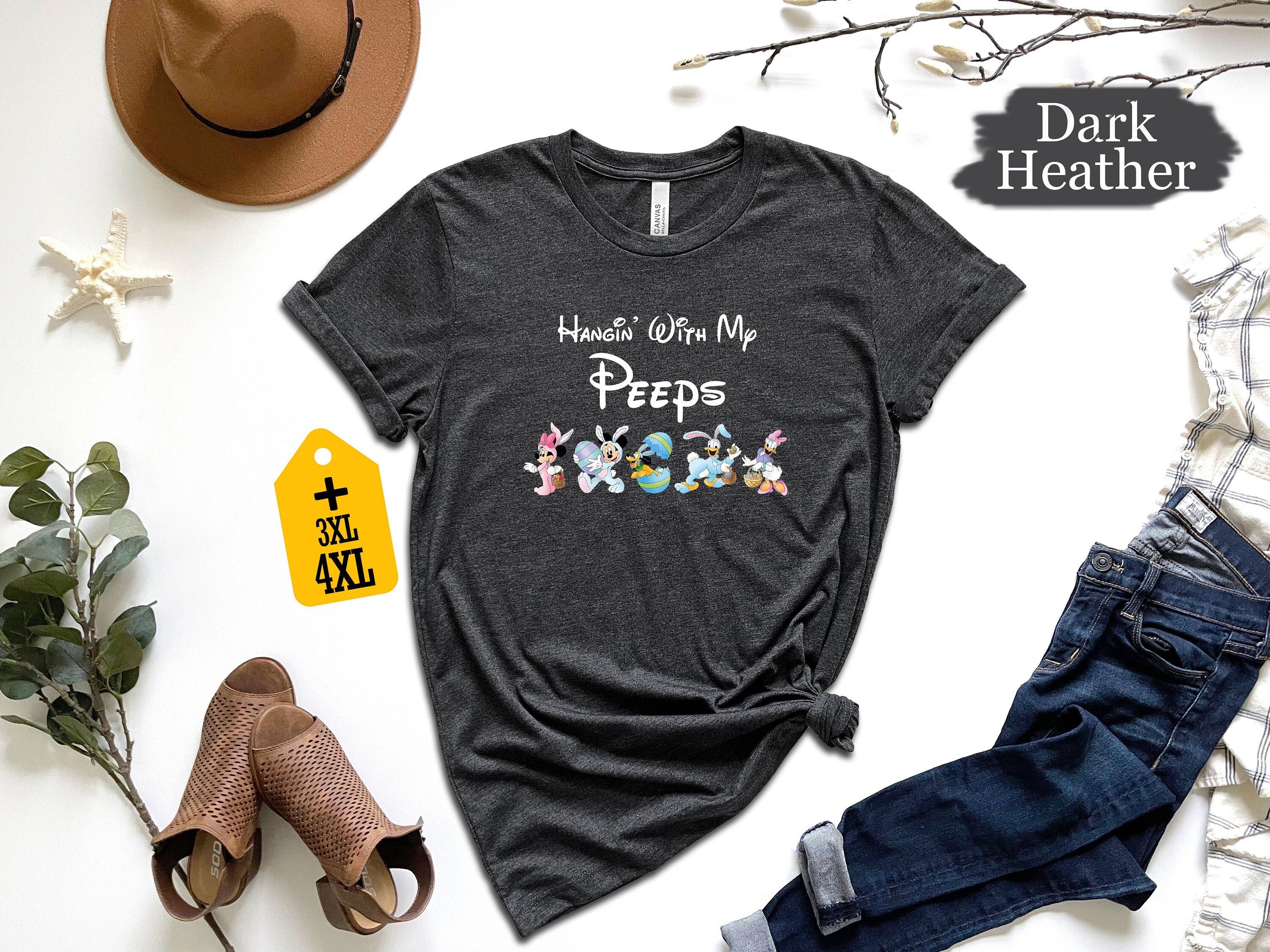 Discover Hangin' With My Peeps Shirt, Disney Easter Shirt, Easter Day Gifts