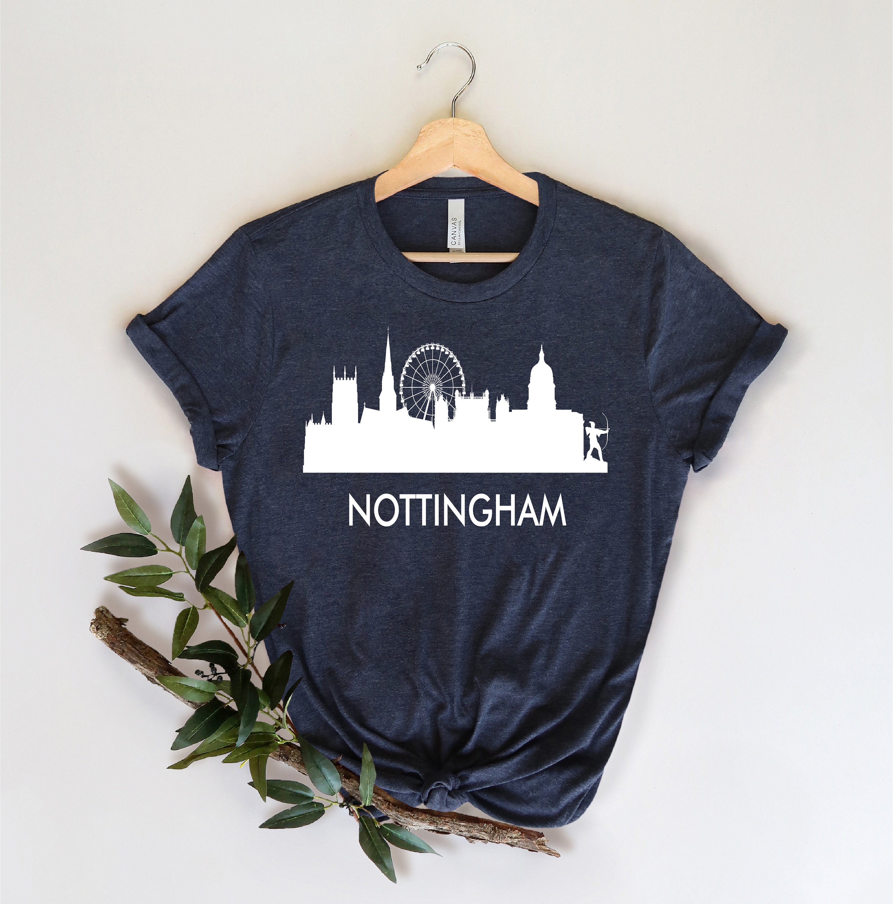Nottingham Shirt Nottingham Tshirt City Shirt Nottingham Etsy