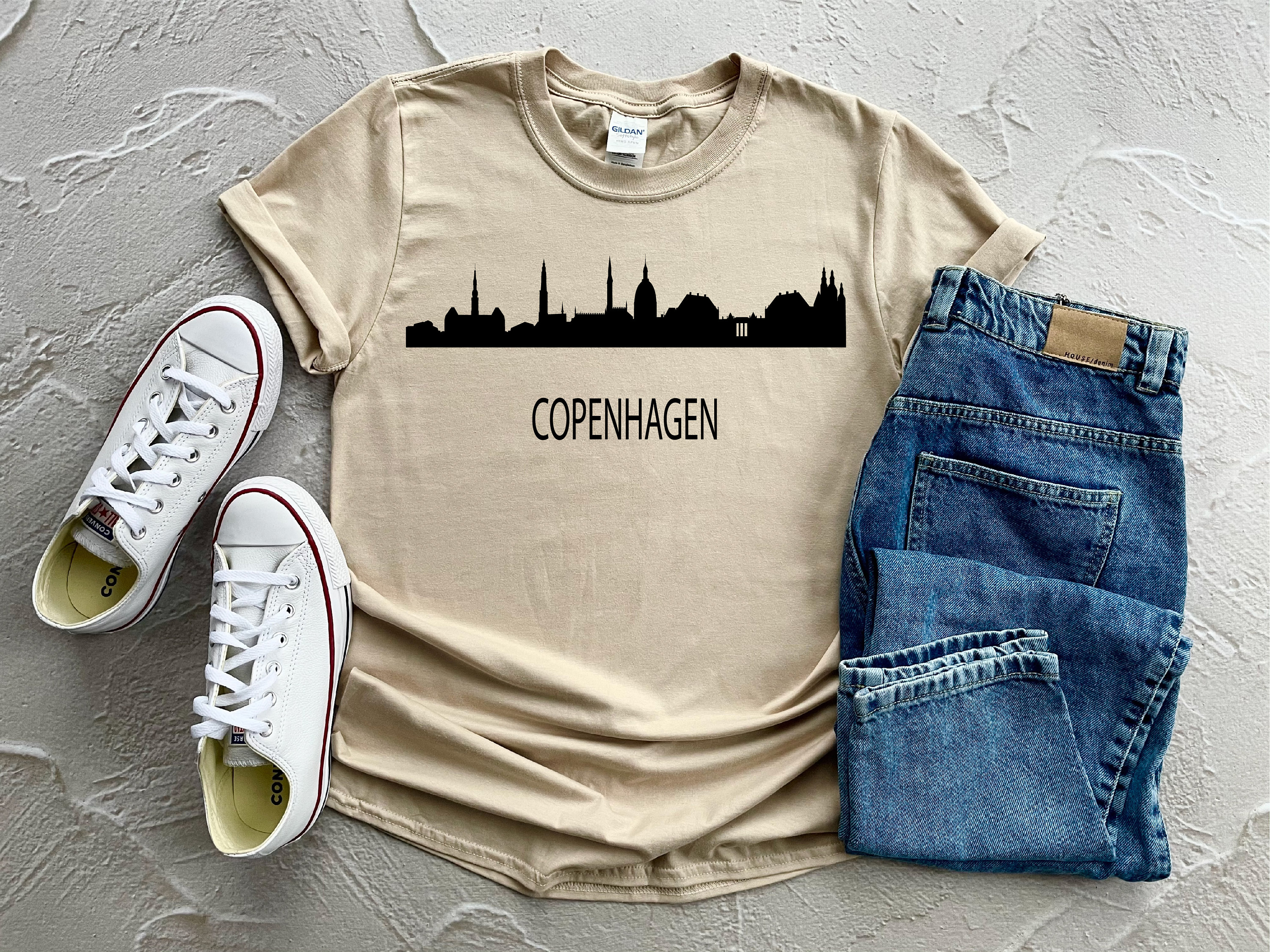 Copenhagen Shirt Copenhagen Tshirt City Shirt Copenhagen Etsy