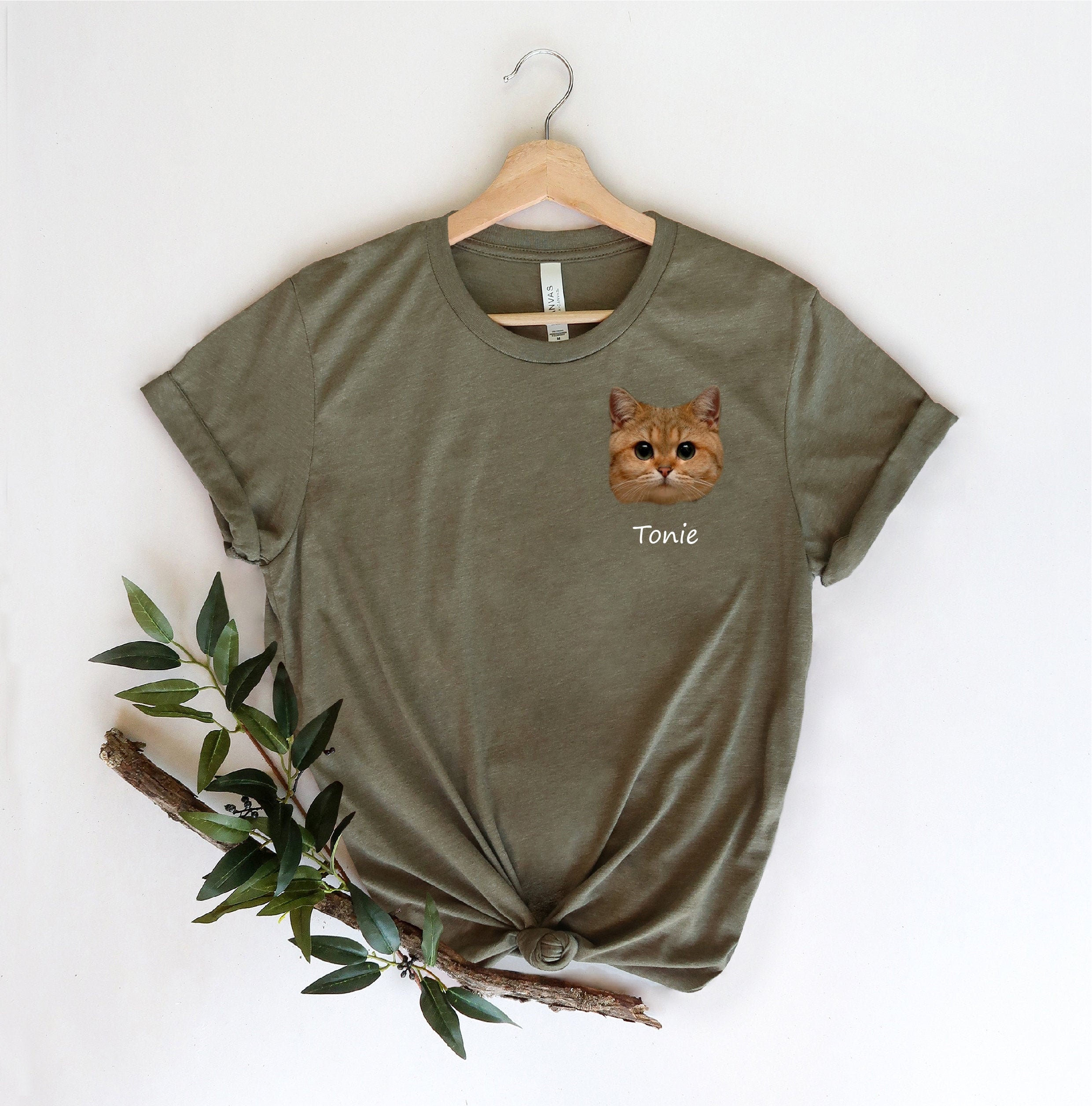 Custom Cat Shirt Custom Pet Shirt Cat Lover Gift Cat Lover Etsy