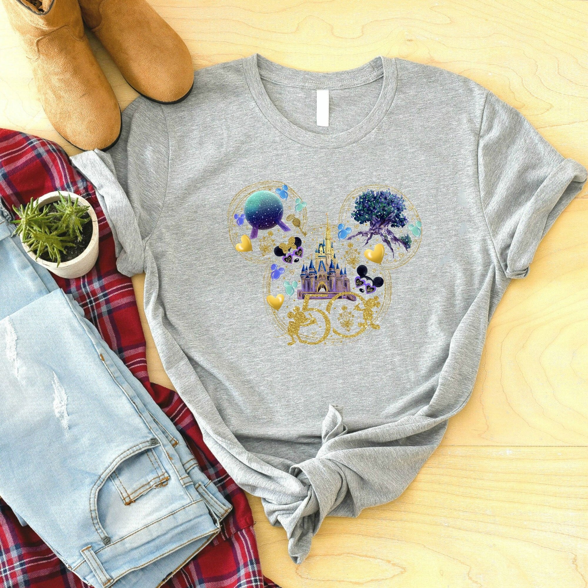 Discover Disney 50th Anniversary Shirt, Disney Vacation Shirt, Disney World 50th Anniversary Shirt