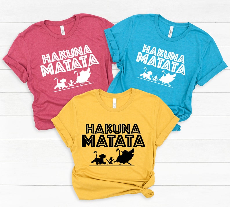 Hakuna Matata Shirt Disney 2020 Trip Shirts Disney Trip | Etsy