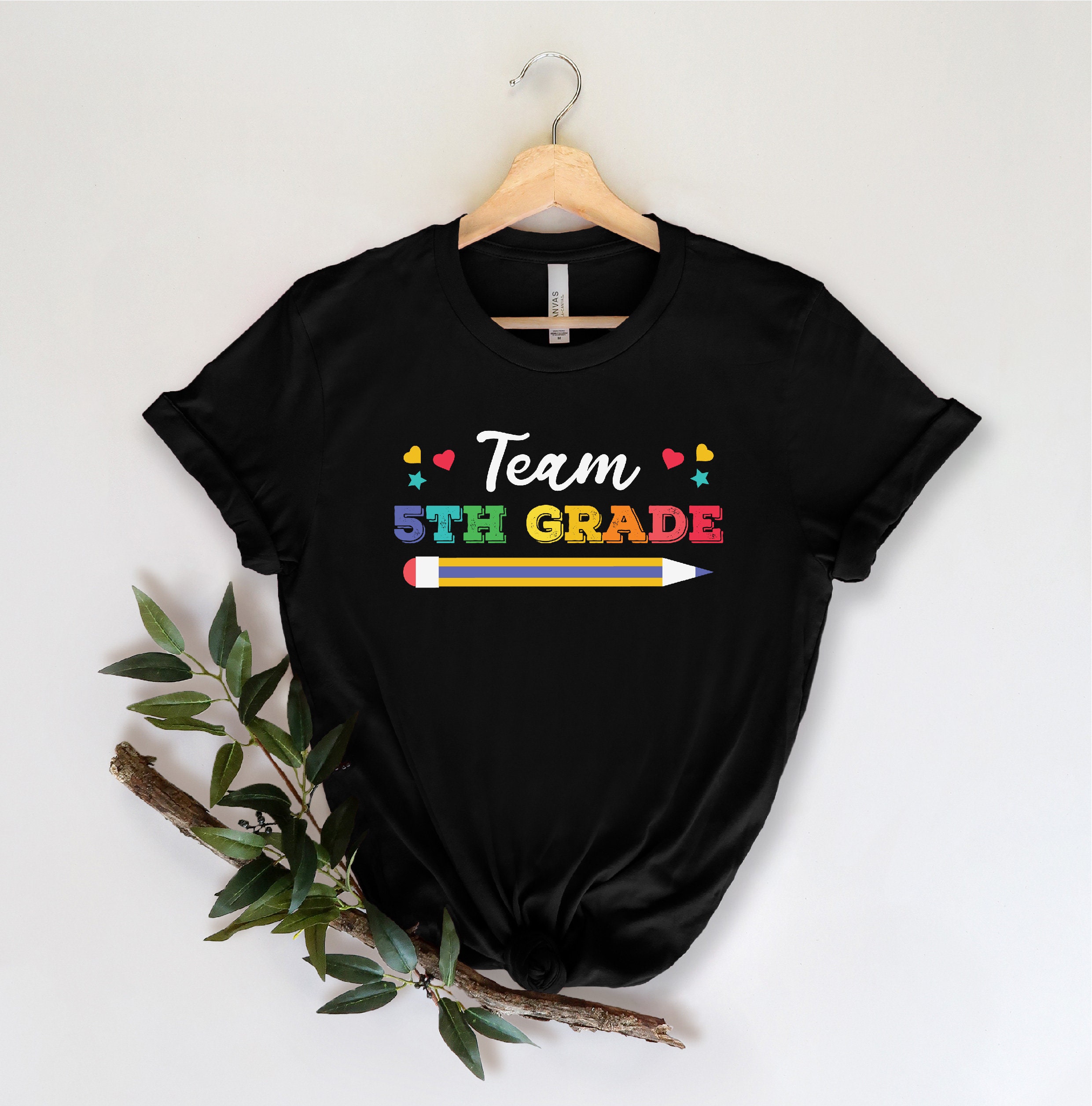 Team 5th Grade Shirt 5th Grade Shirt Back To School Shirt | Etsy