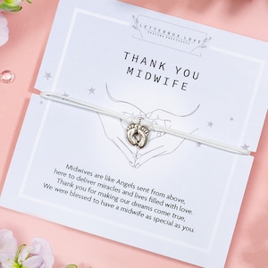 Midwife Thank you Gift | Thank you Midwife Gift Ideas | Midwife Bracelet