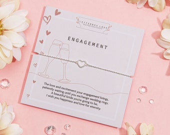 Engagement Bracelet Gift | Engagement gift for her | Engagement Presents | Unique Engagement Gift For Her | Friend Engagement Gift