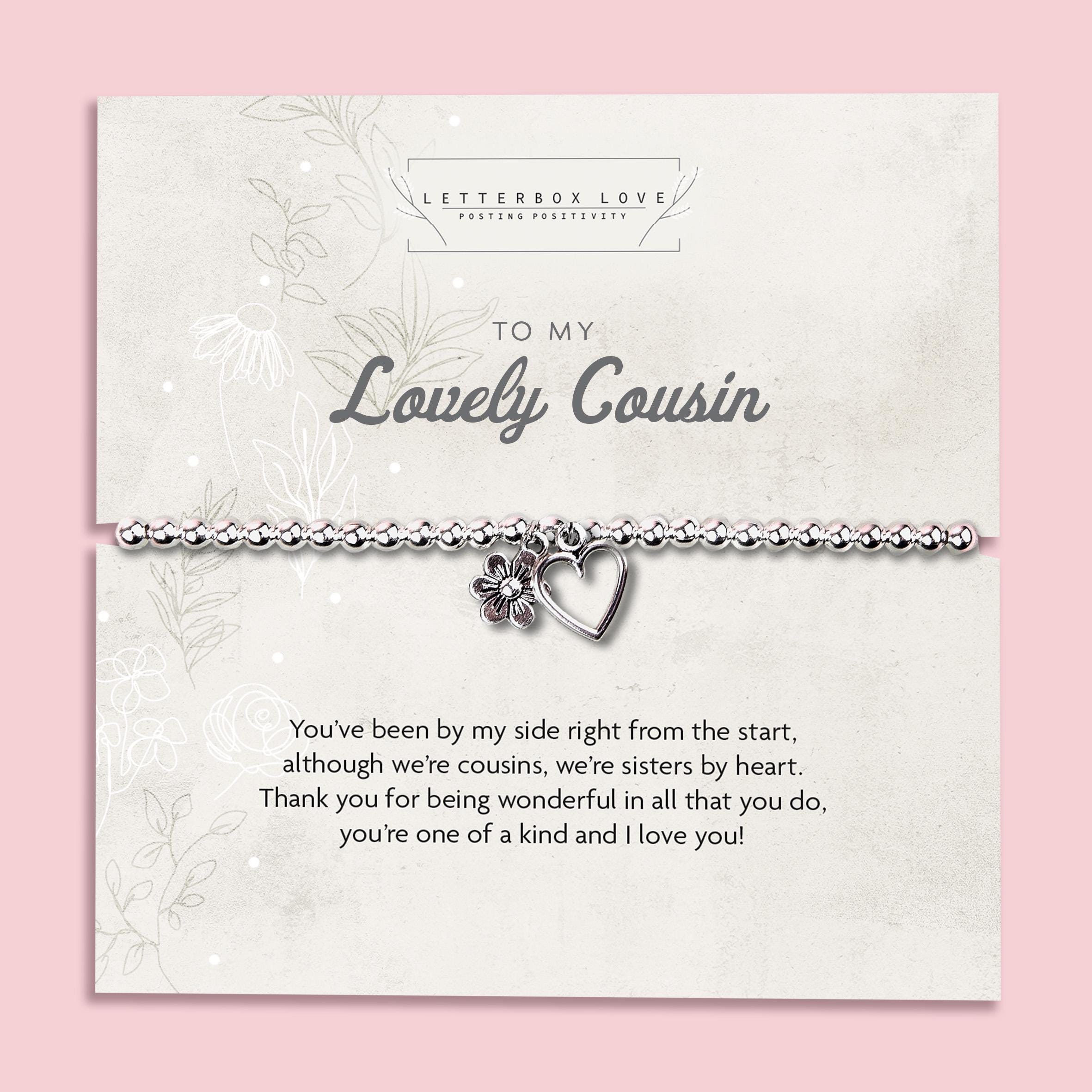 Braccialetto Serpente Argento Per Cugina - Gioiello Acciaio Inox, Catena Regolabile, Regalo Compleanno In Sacchetto Velluto