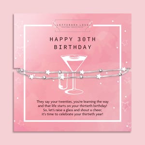 Geburtstag 30 Freund Geschenk | 30. Geburtstag Geschenke für Frauen | Geschenkideen zum 30 Silber Andenken für ihren 30