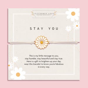 Stay You Bracelet Gift | Never Change | You are Enough | Pick me up | Thinking of you | Gifts for her | gift for best friend female